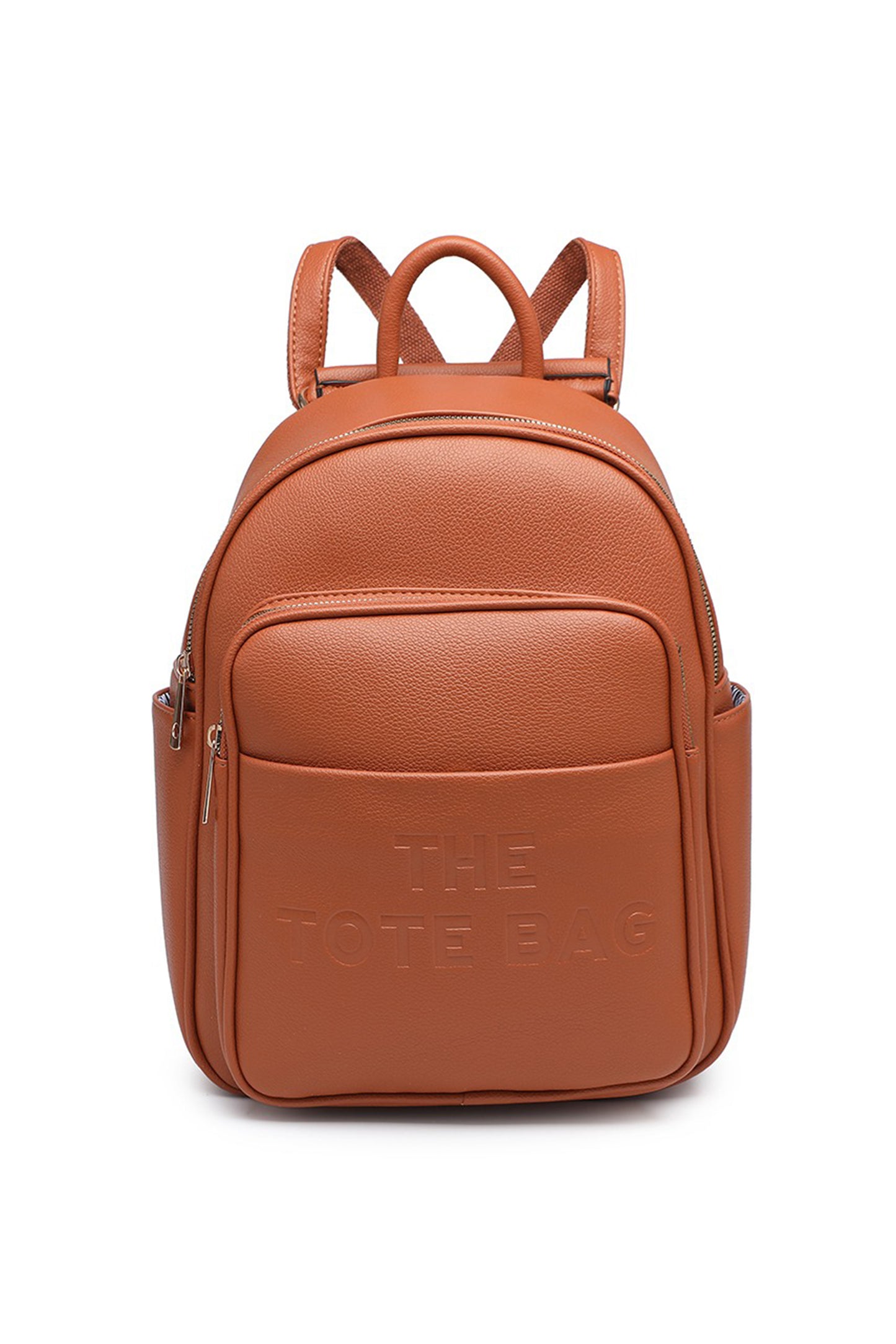 Mini Backpack with Multi Compartment Zip Closure