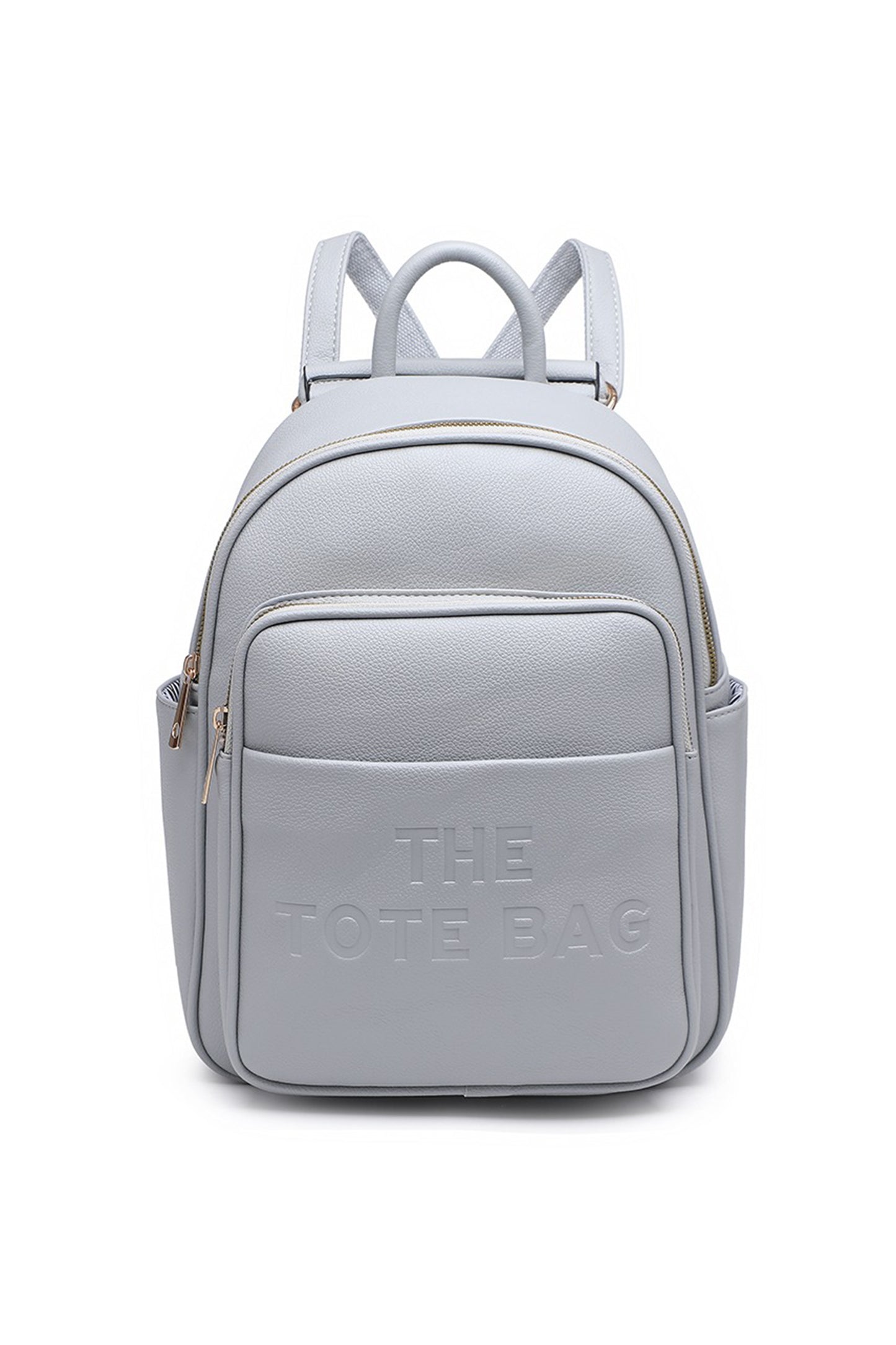 Mini Backpack with Multi Compartment Zip Closure