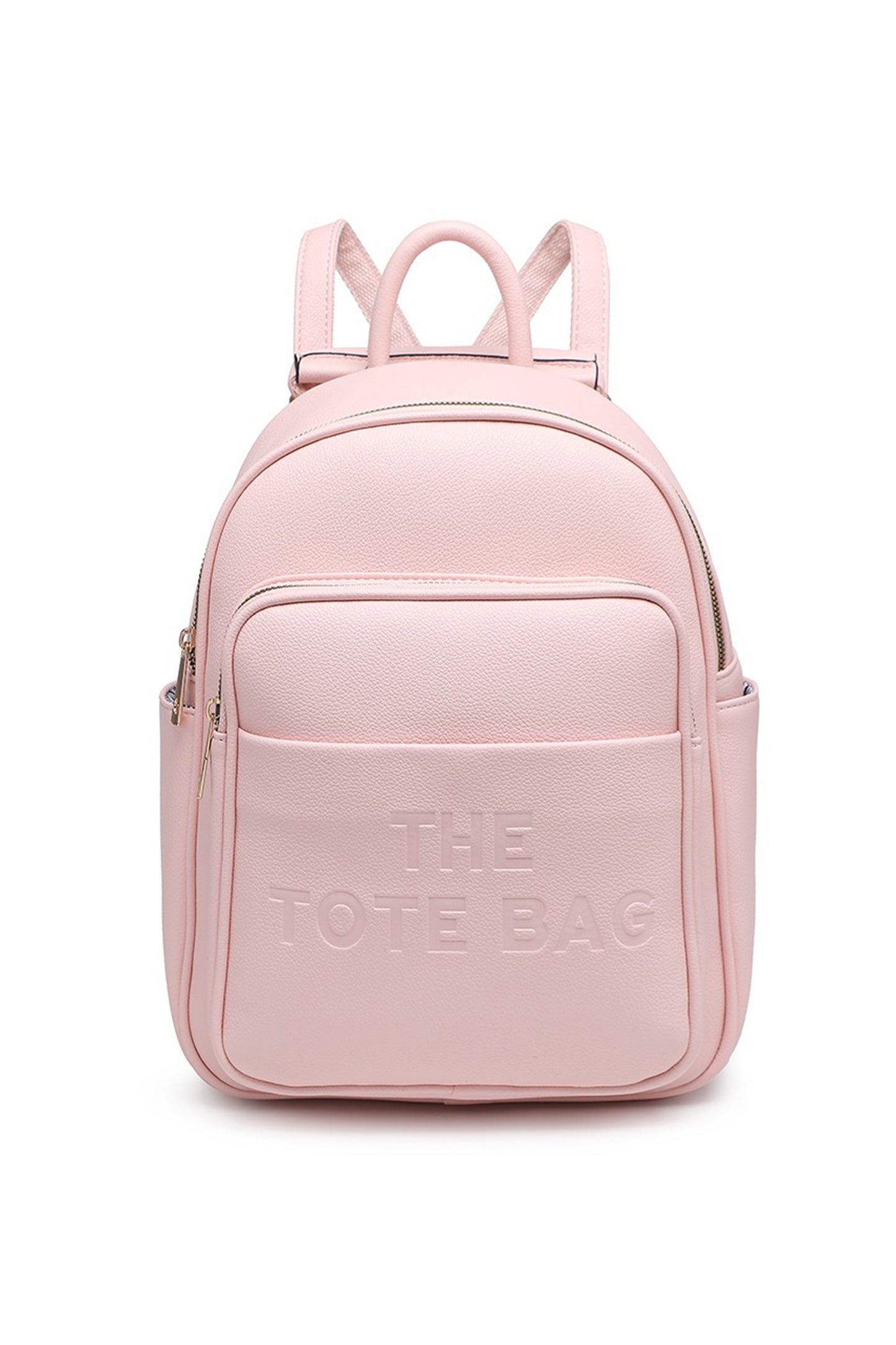 Mini Backpack with Multi Compartment Zip Closure