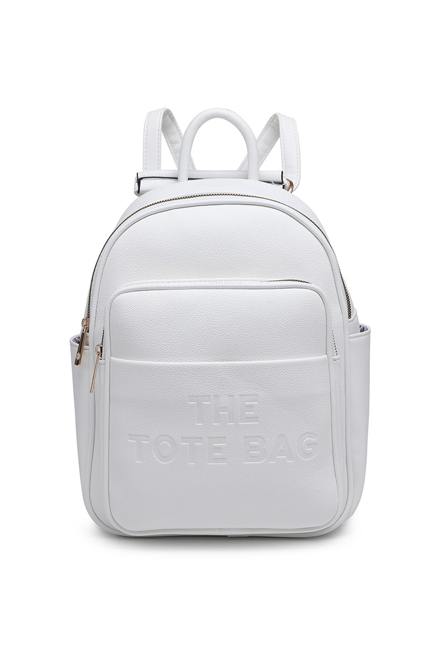 Mini Backpack with Multi Compartment Zip Closure