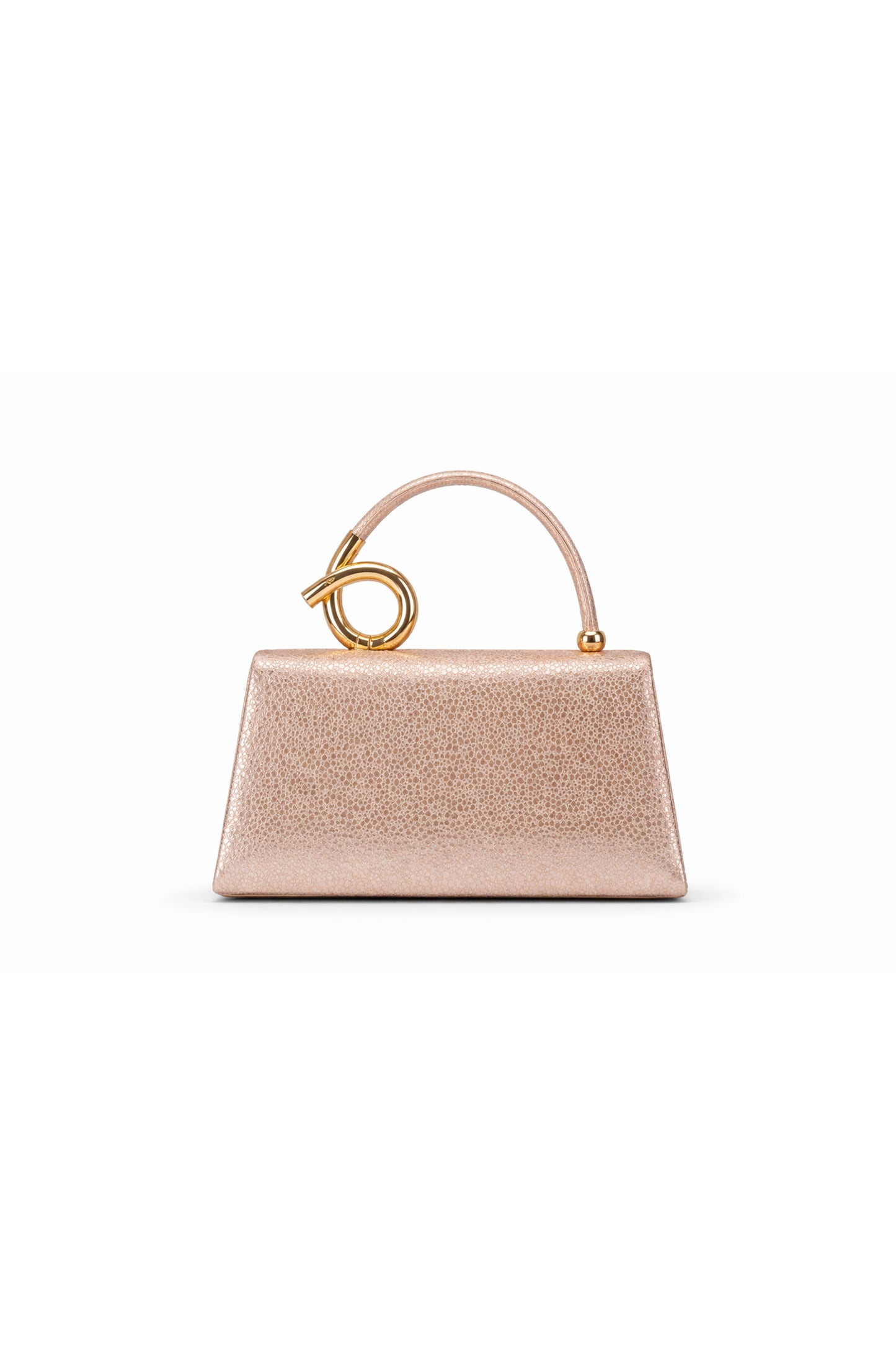 Stylish Top Handle Clutch Bag with Flap and Chain Strap