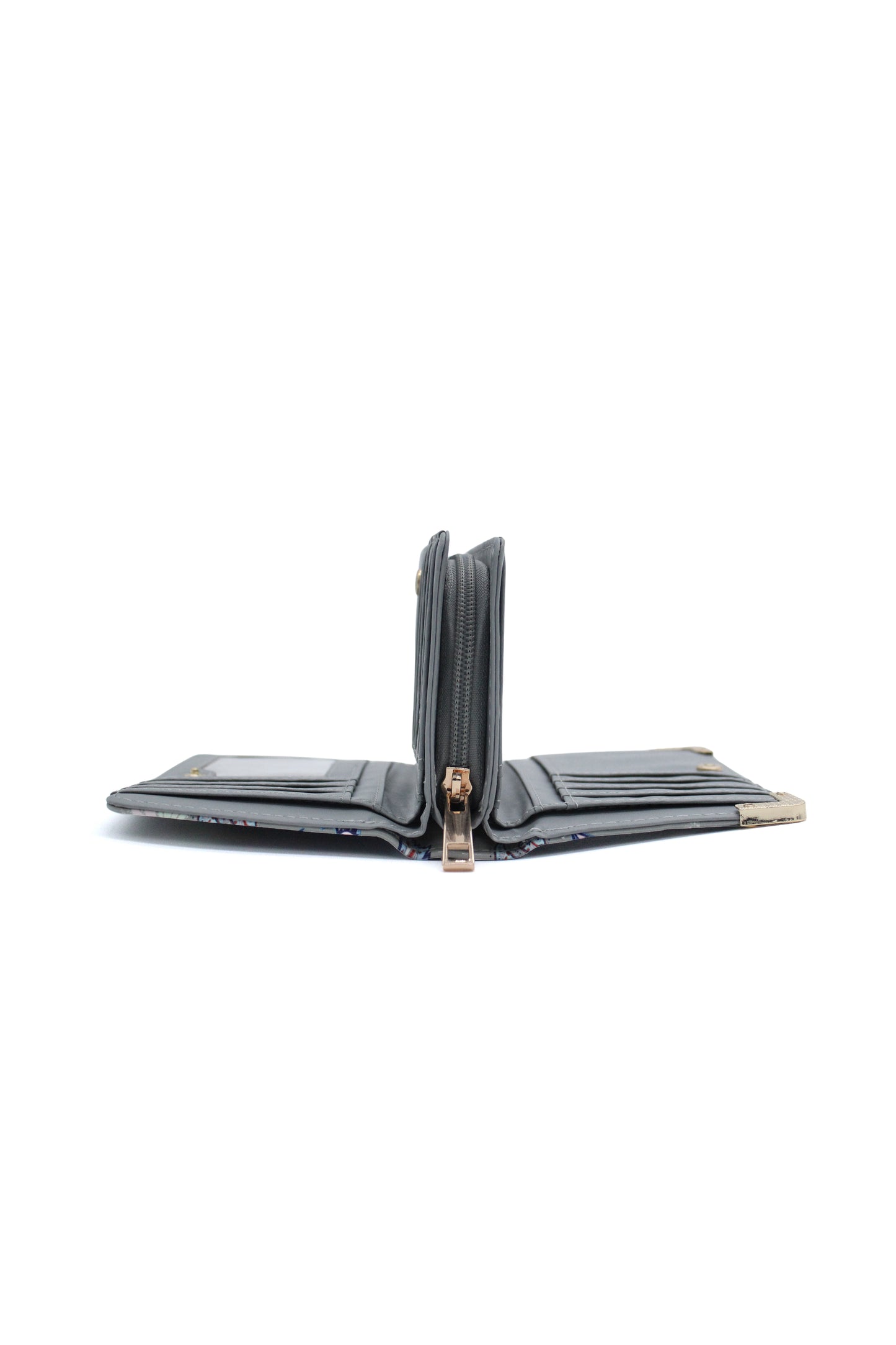 Butterfly Pattern Artistic Tri-Fold Wallet Purse