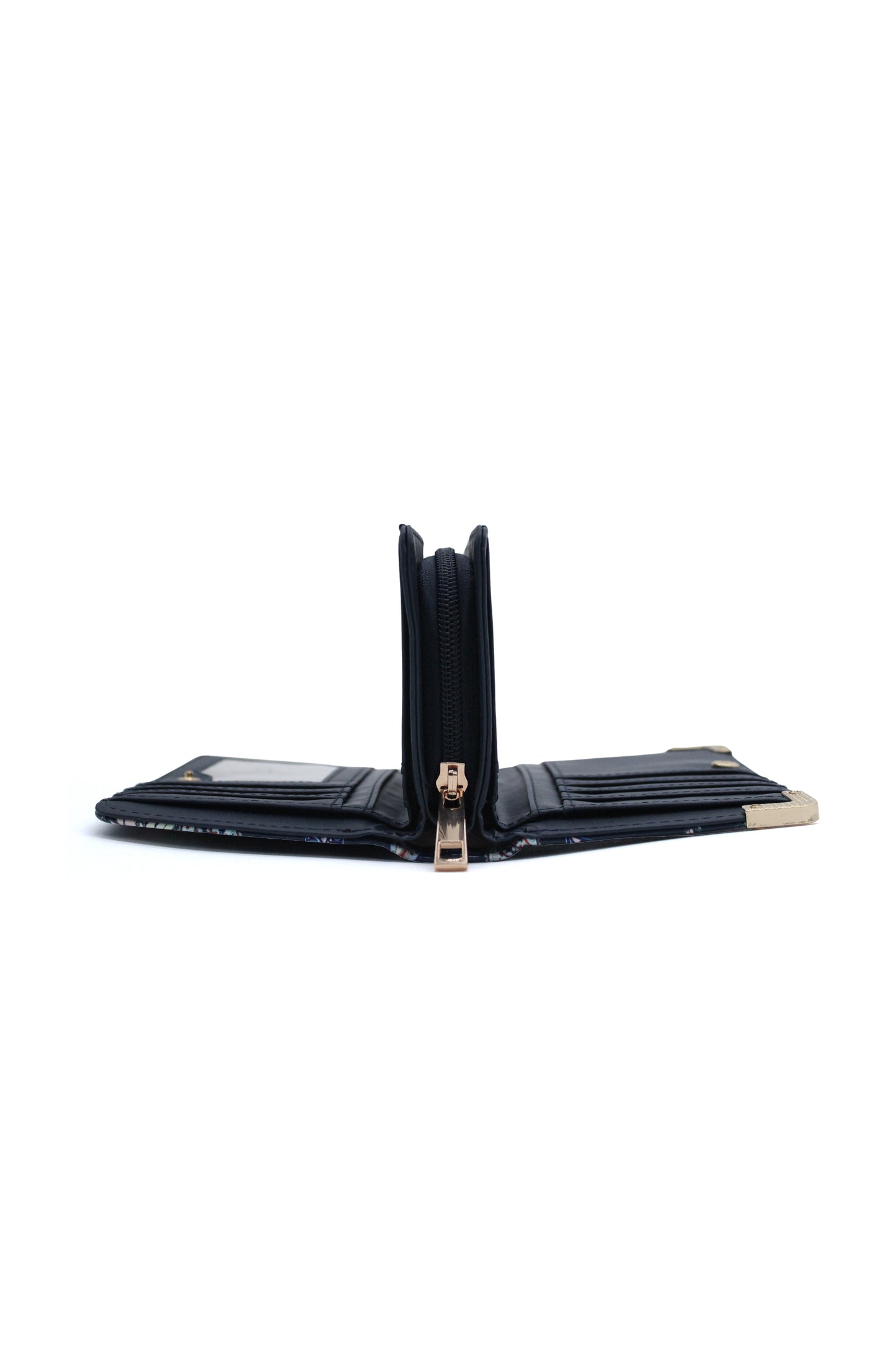 Butterfly Pattern Artistic Tri-Fold Wallet Purse