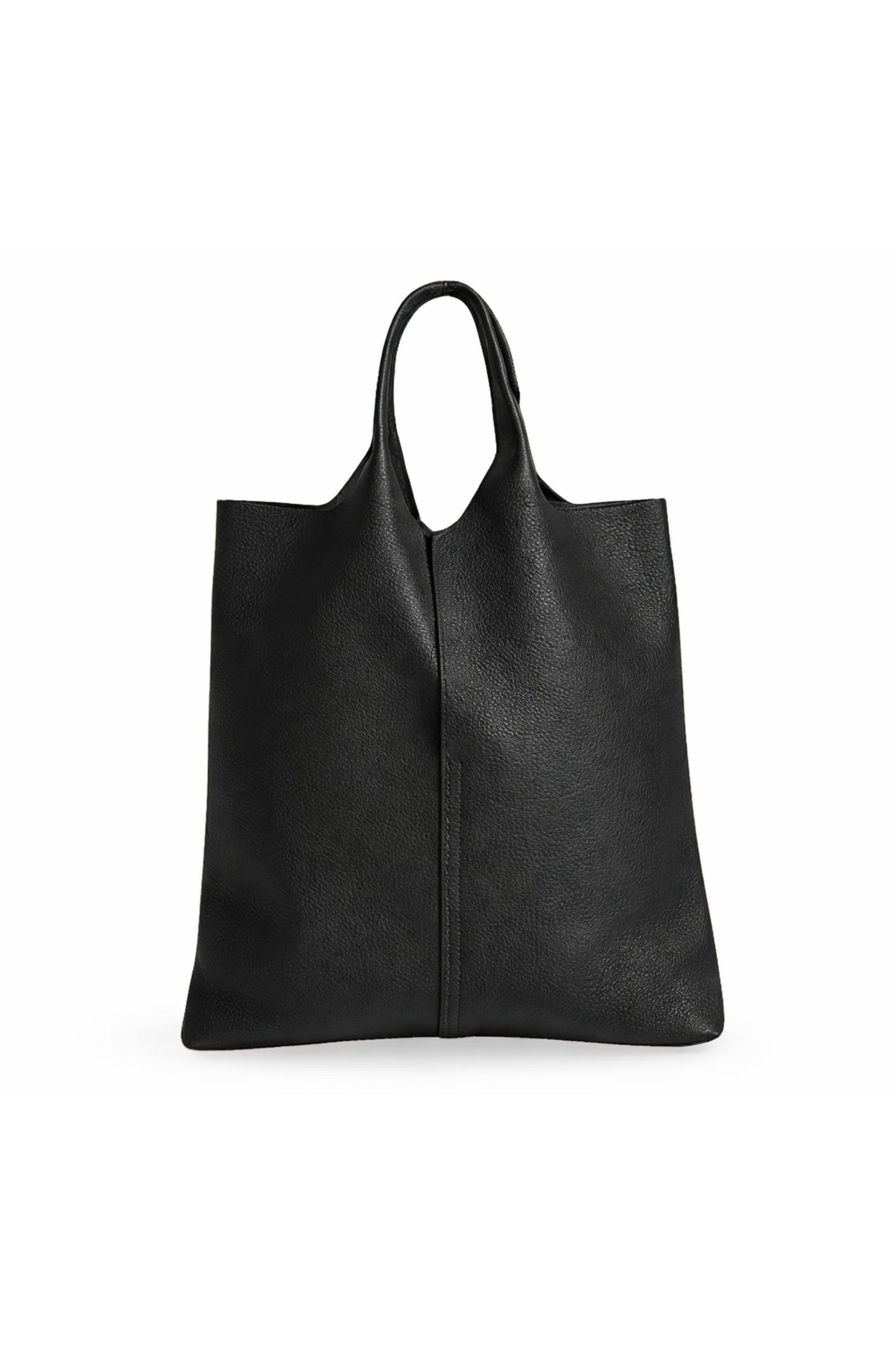 Italian Genuine Leather Minimalist Tote Shoulder Bag