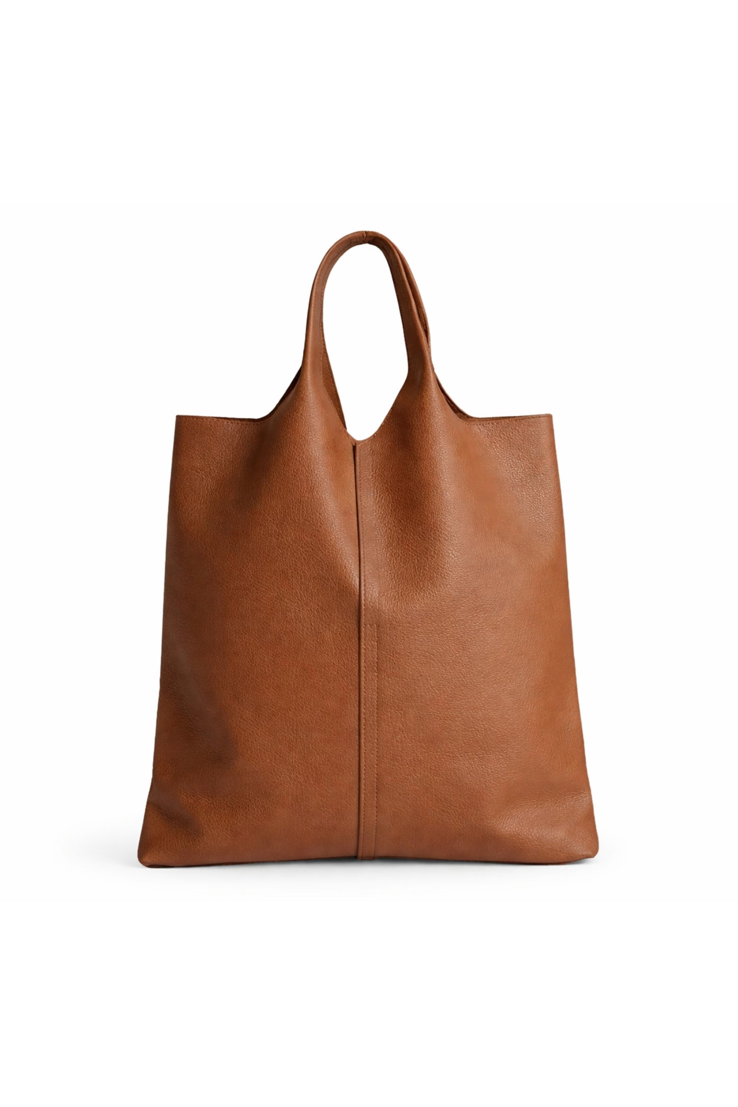 Italian Genuine Leather Minimalist Tote Shoulder Bag