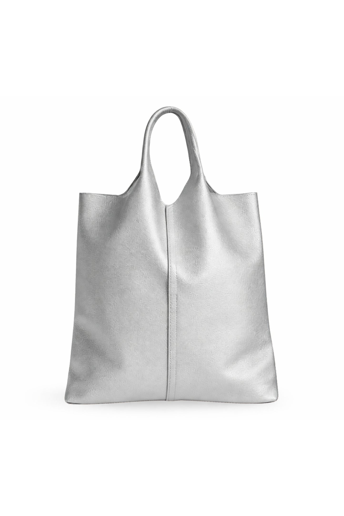 Italian Genuine Leather Minimalist Tote Shoulder Bag