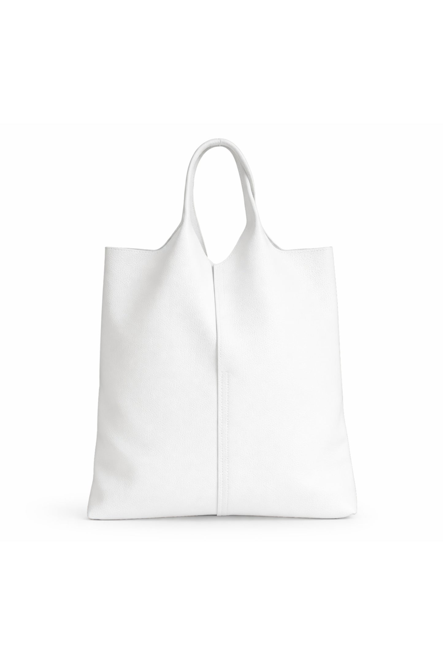 Italian Genuine Leather Minimalist Tote Shoulder Bag