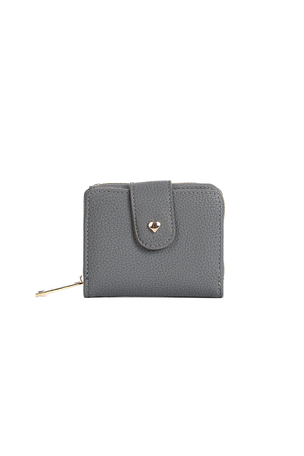 Compact Wristlet Purse Wallet with Card Slots and Zipper