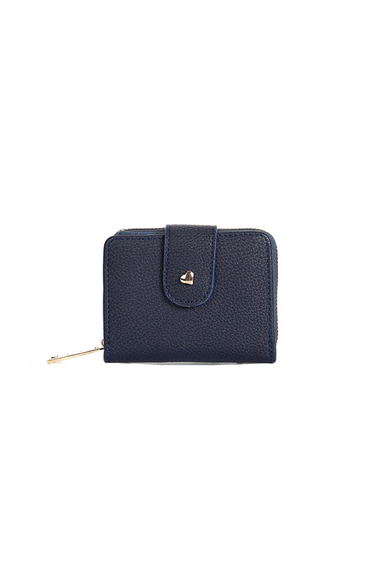 Compact Wristlet Purse Wallet with Card Slots and Zipper