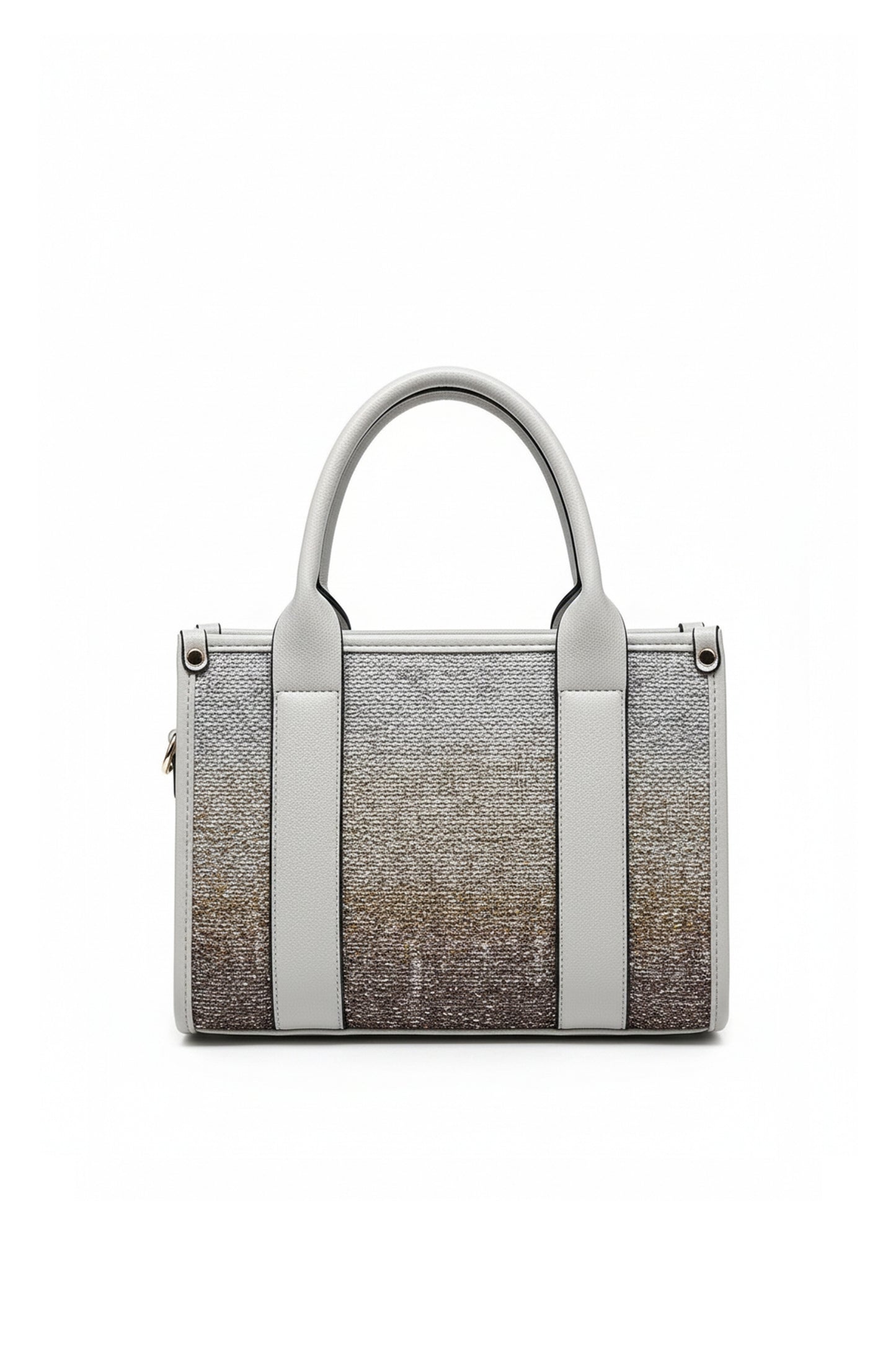 Structured Tote Bag with Shoulder Strap and Dual Handles