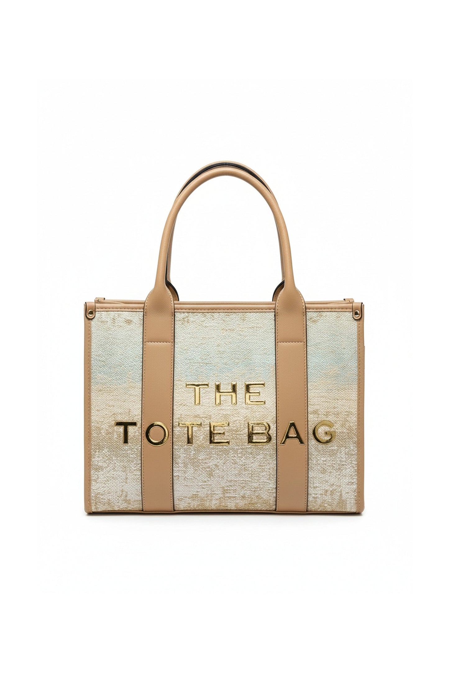 Canvas Tote Bag with Dual Handles and Structured Design