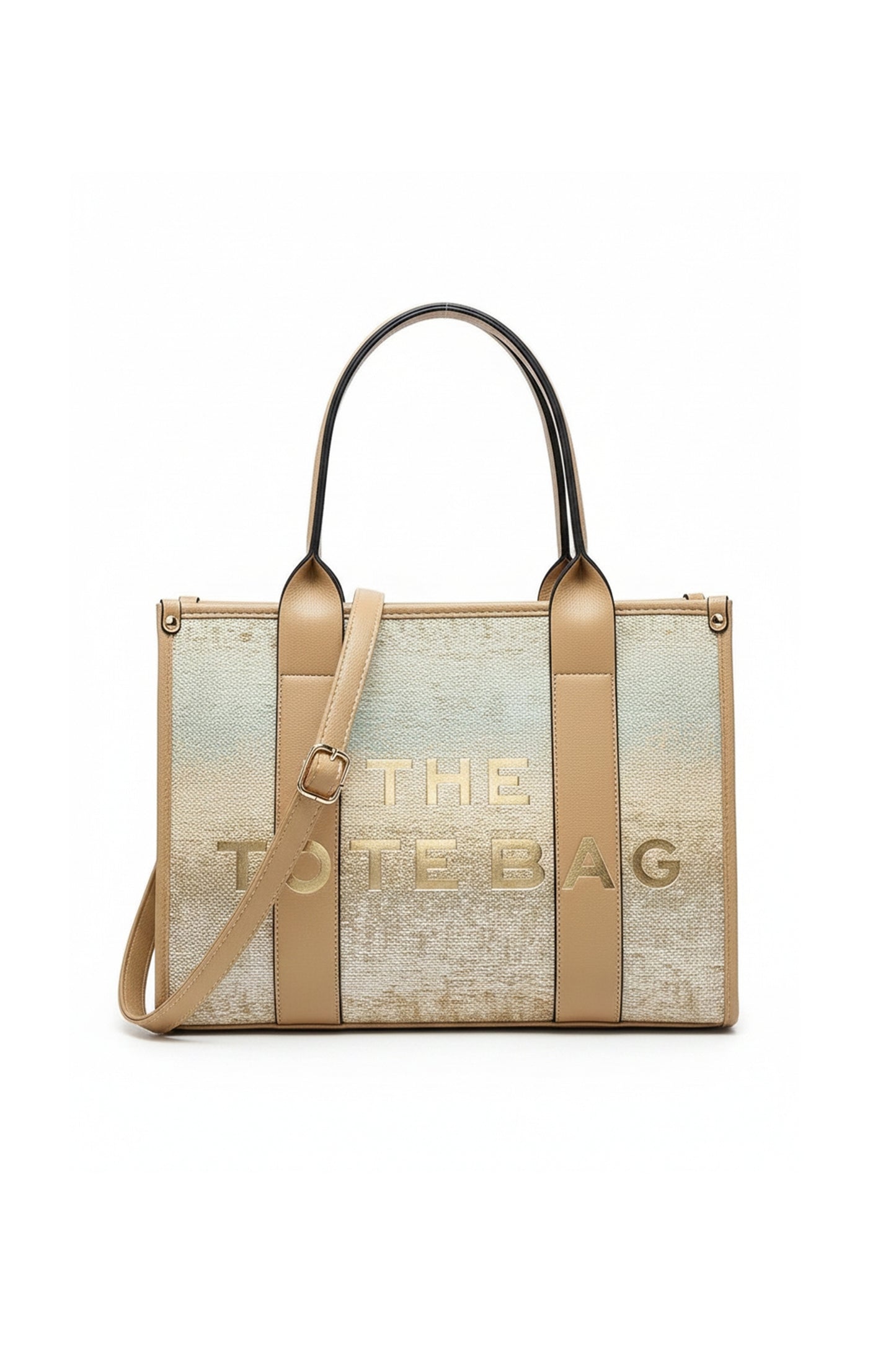 Canvas Tote Bag with Dual Handles and Structured Design