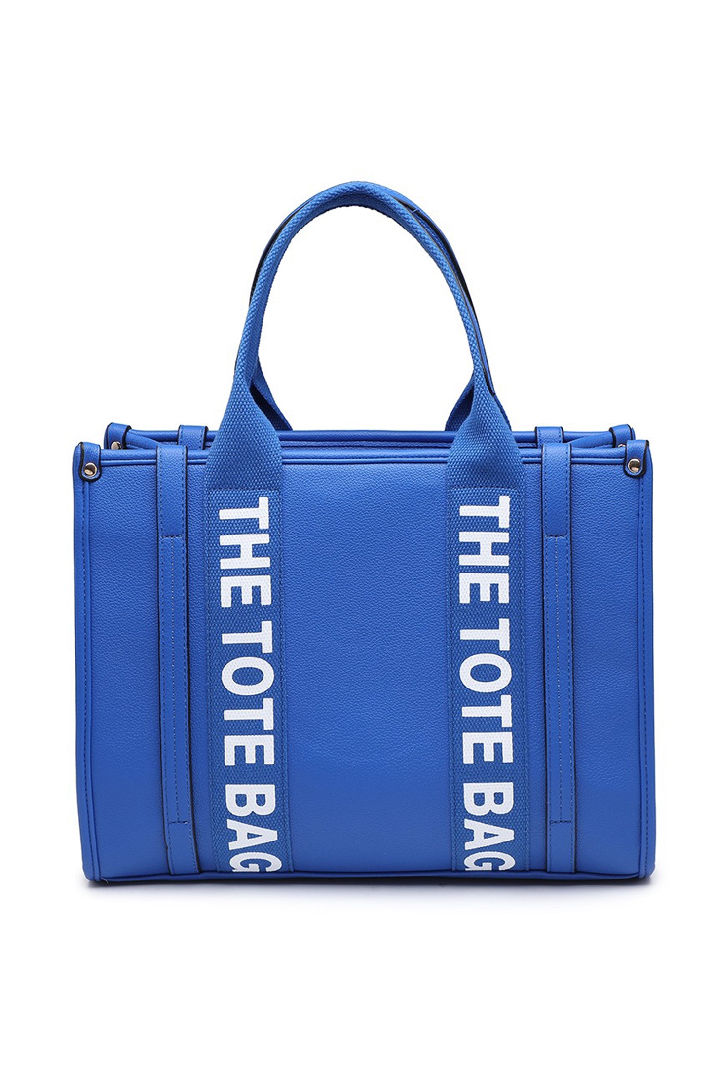 Structured Tote Bag with Zip Closure and Multi Pockets