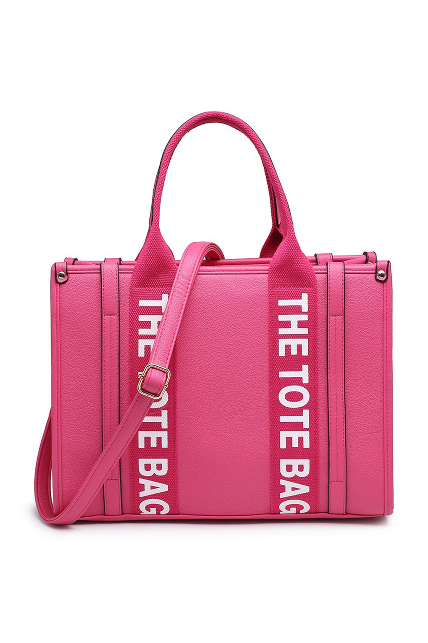 Structured Tote Bag with Zip Closure and Multi Pockets