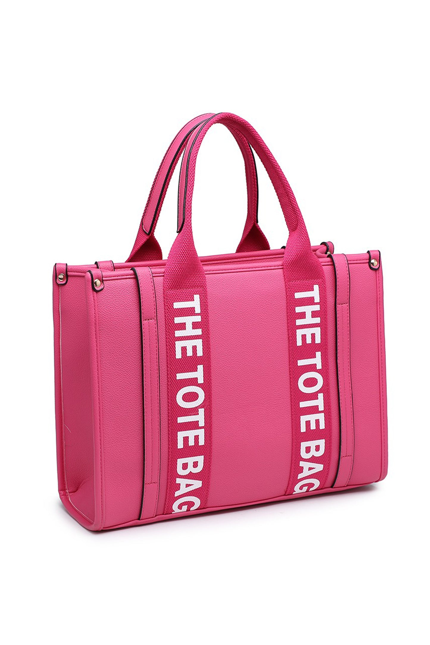 Structured Tote Bag with Zip Closure and Multi Pockets