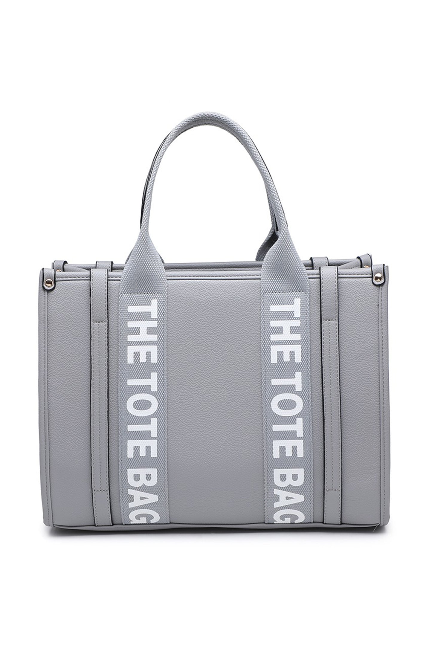 Structured Tote Bag with Zip Closure and Multi Pockets