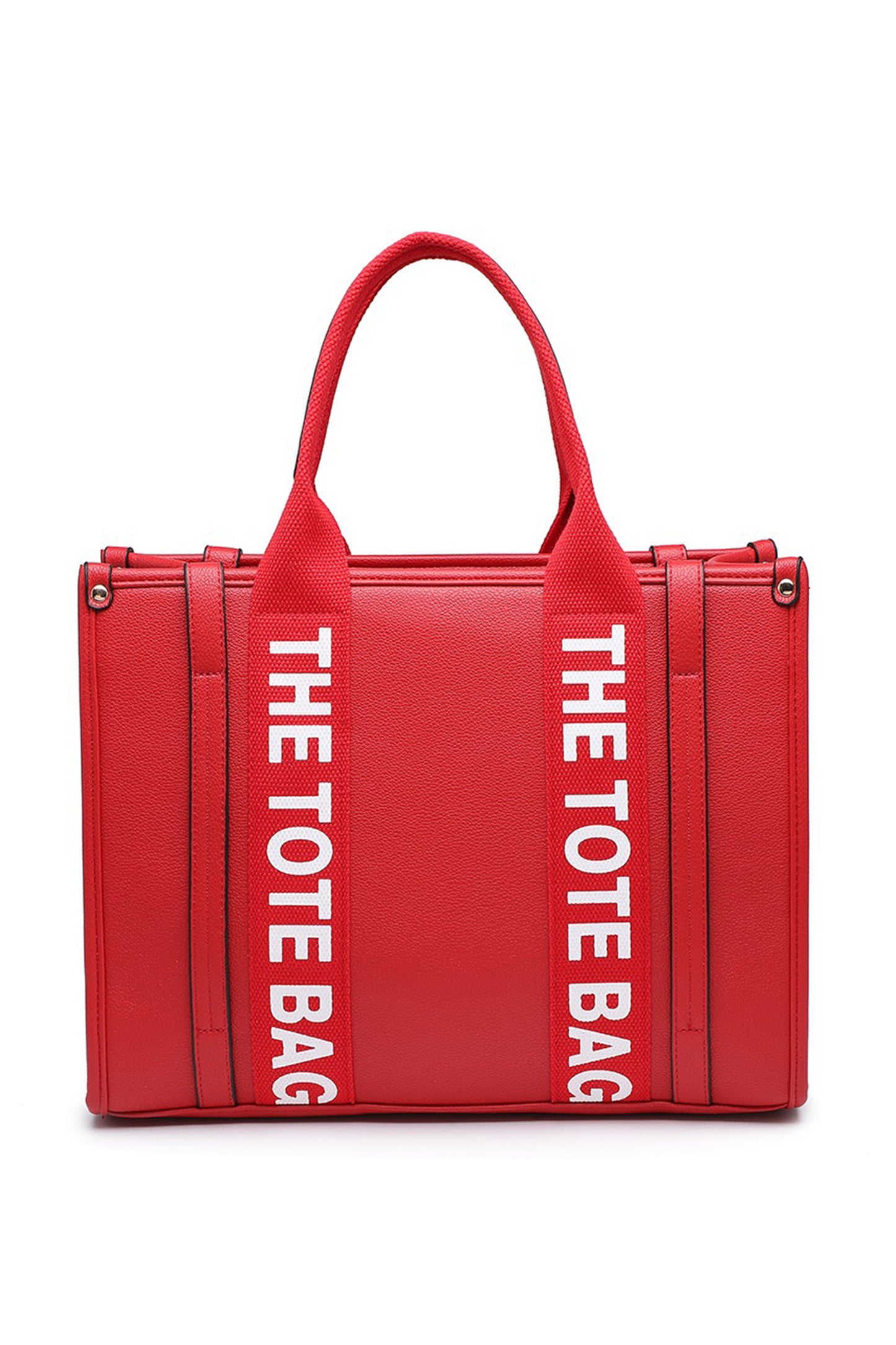 Structured Tote Bag with Zip Closure and Multi Pockets