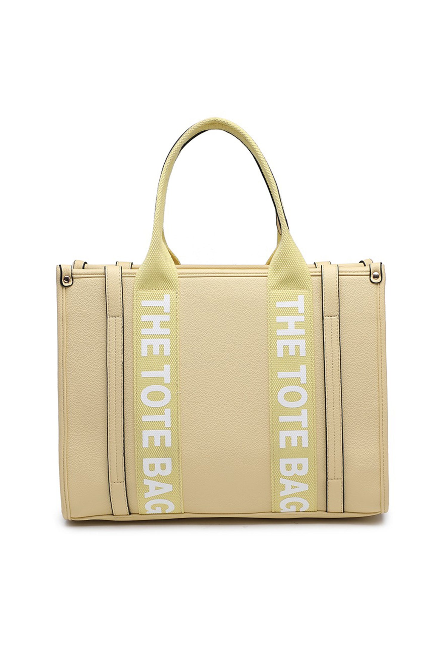 Structured Tote Bag with Zip Closure and Multi Pockets