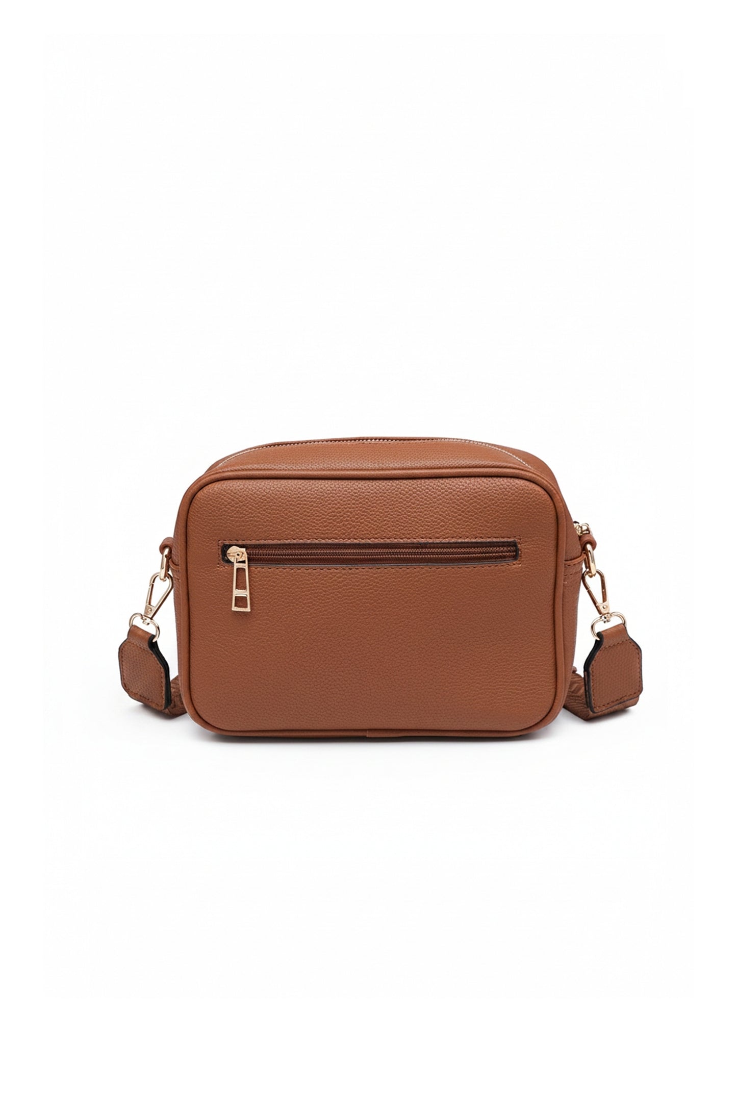 Crossbody Camera Bag with Wide Adjustable Strap and Tassel