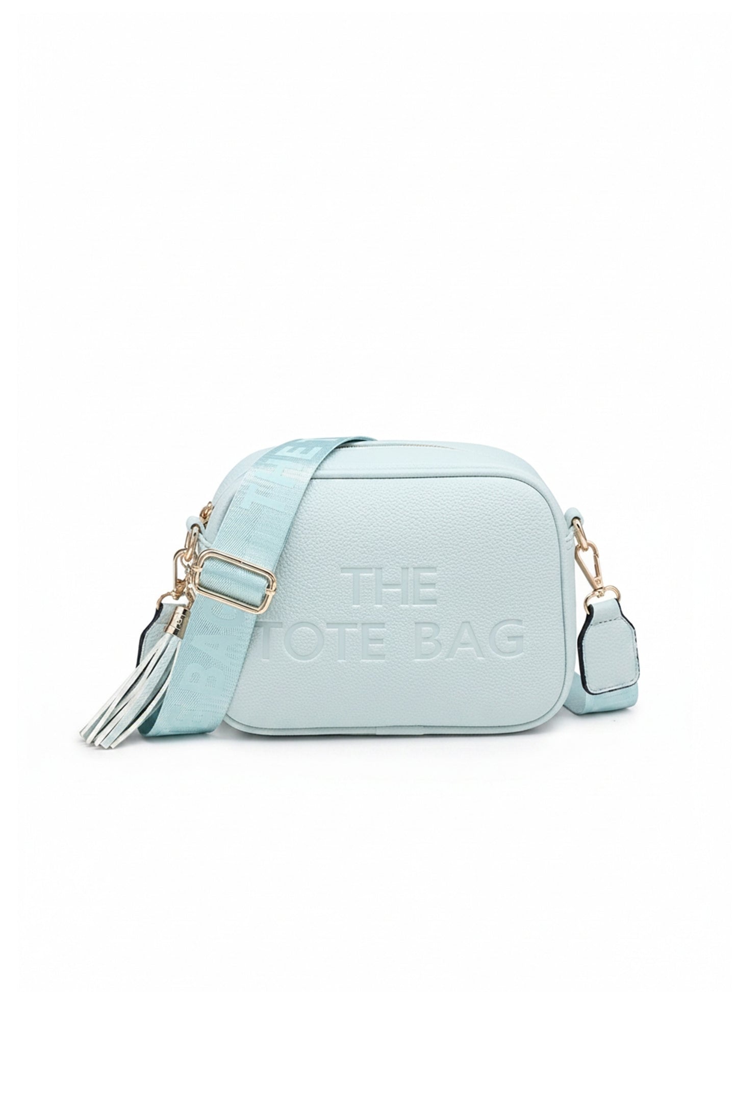 Crossbody Camera Bag with Adjustable Strap and Tassel Charm