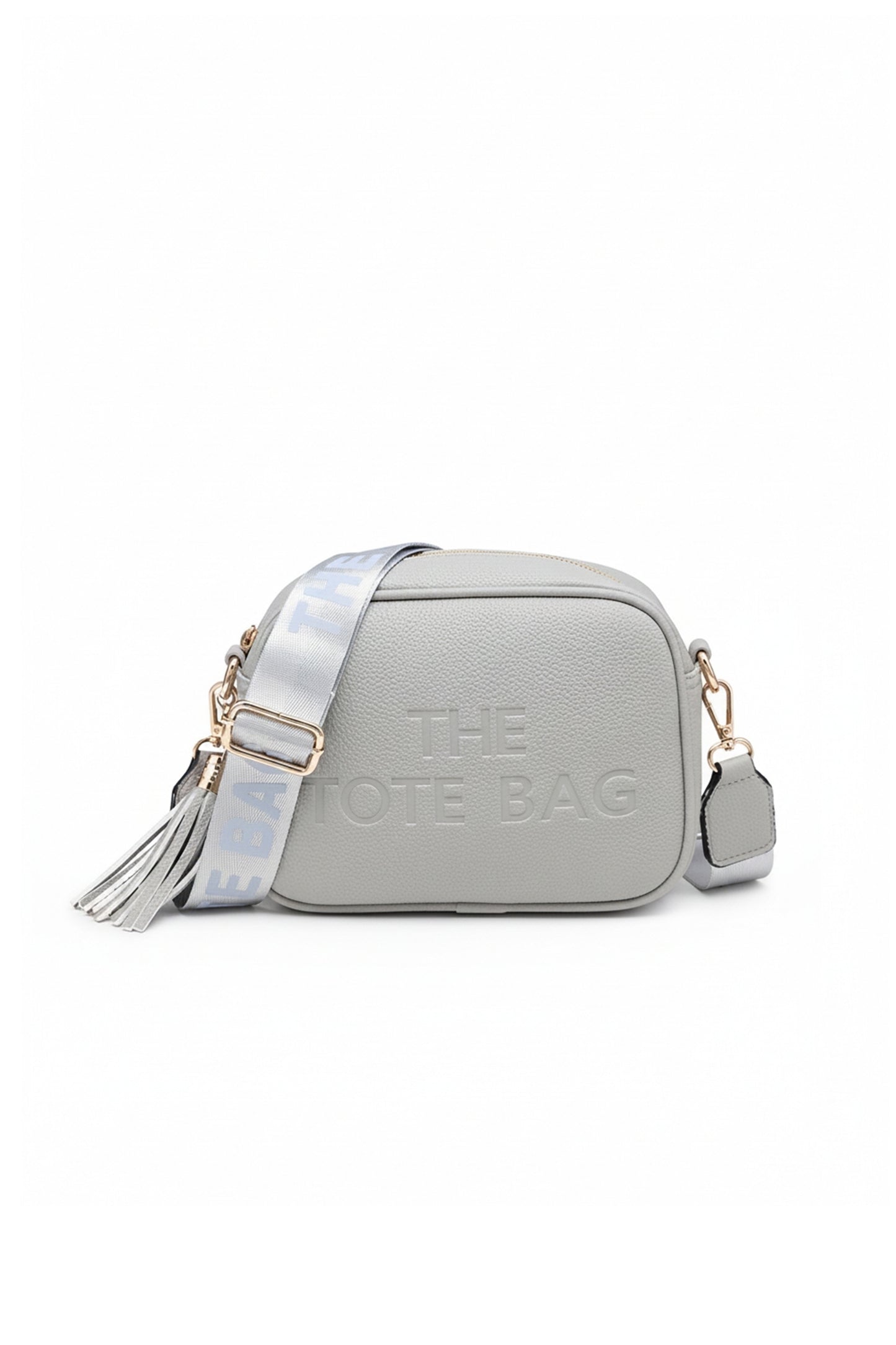 Crossbody Camera Bag with Adjustable Strap and Tassel Charm