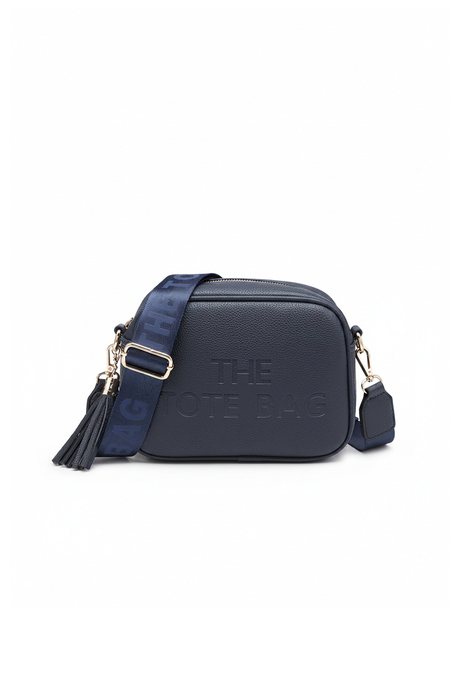 Crossbody Camera Bag with Adjustable Strap and Tassel Charm