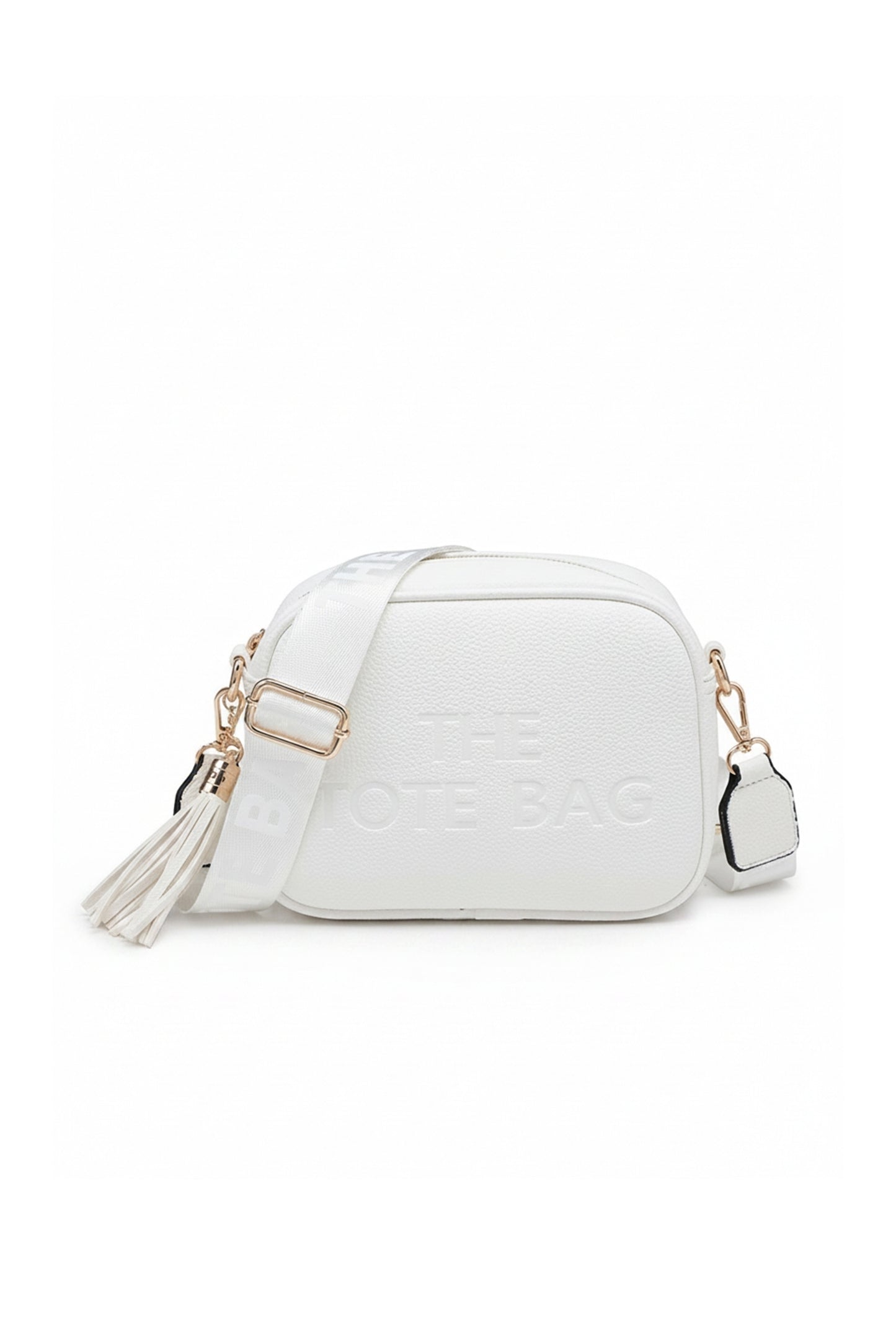 Crossbody Camera Bag with Adjustable Strap and Tassel Charm