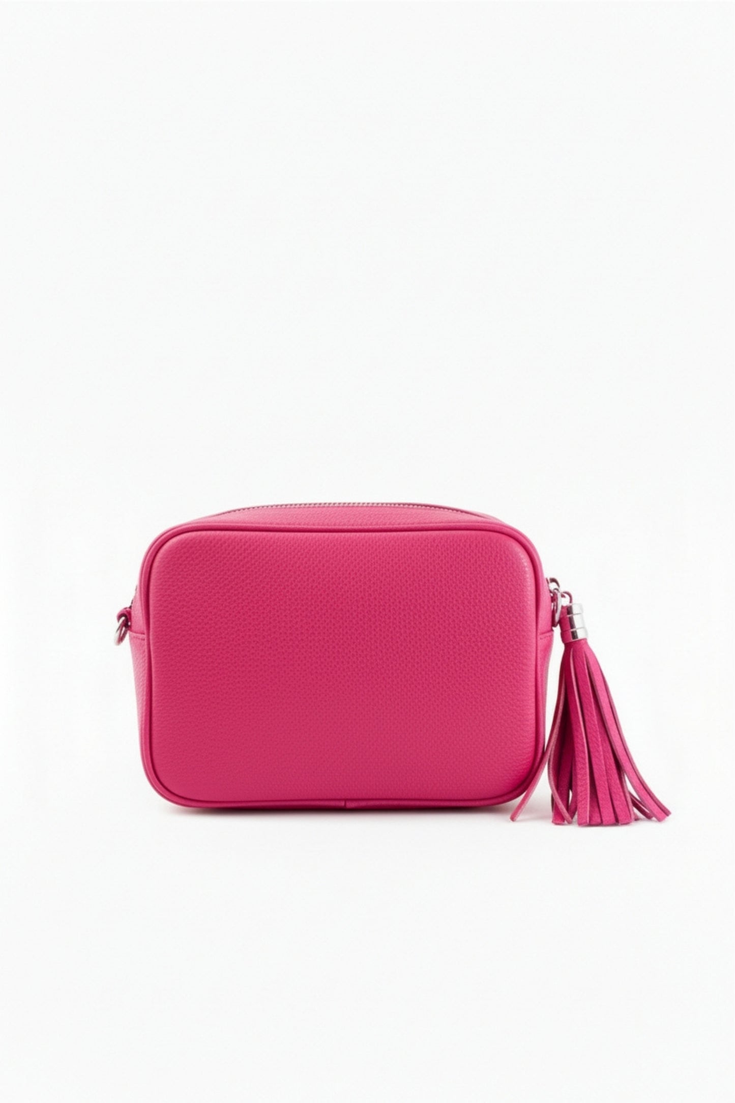 Tassel Zipper Crossbody Bag with Adjustable Strap