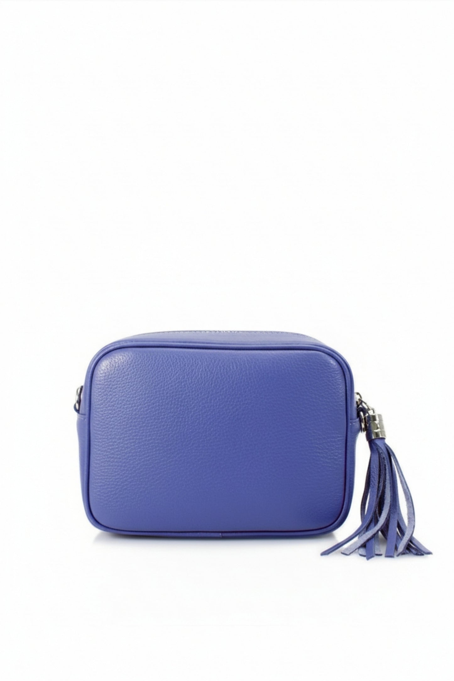 Tassel Zipper Crossbody Bag with Adjustable Strap