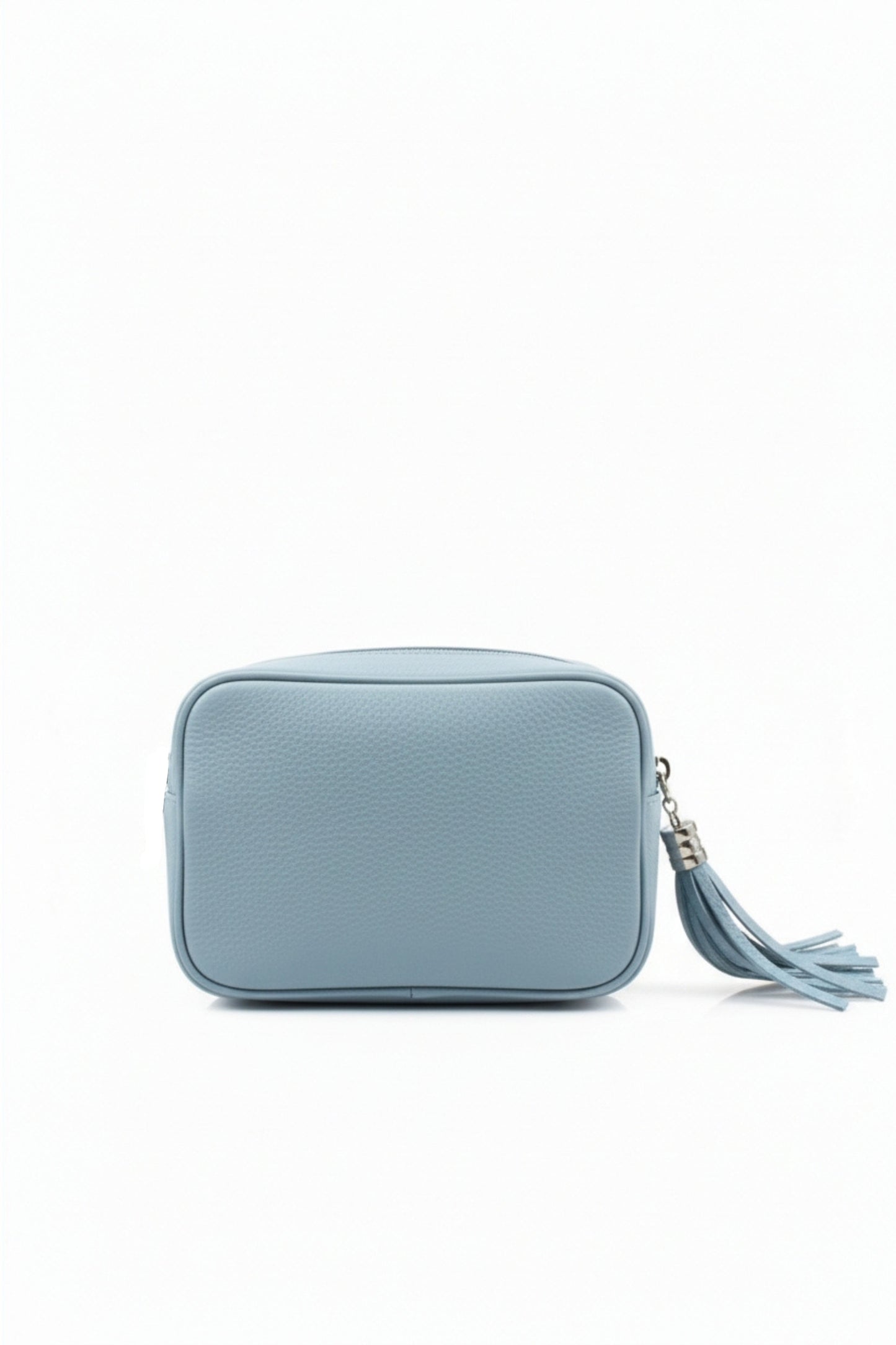 Tassel Zipper Crossbody Bag with Adjustable Strap