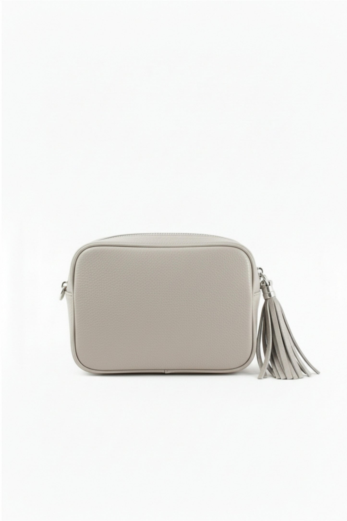 Tassel Zipper Crossbody Bag with Adjustable Strap