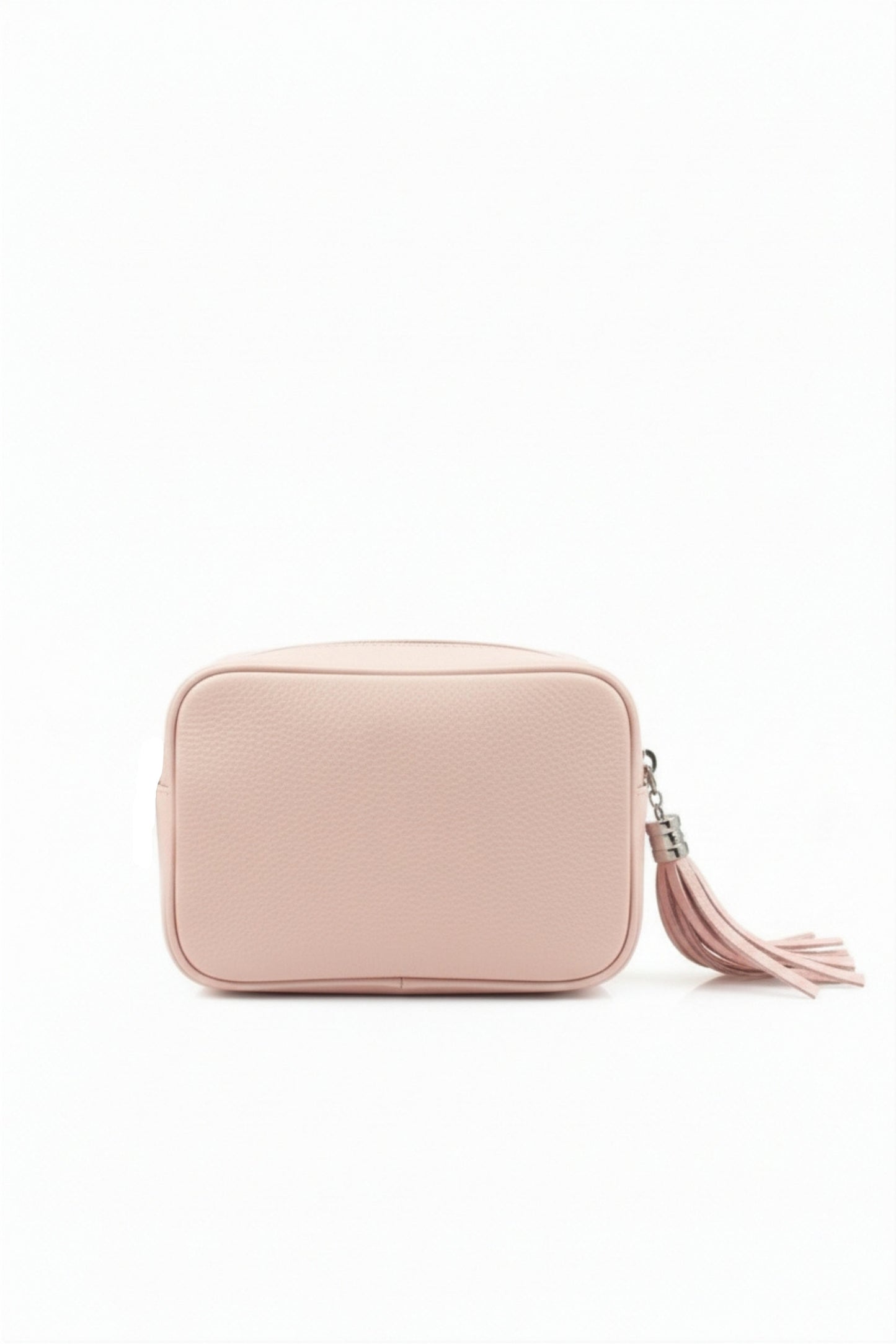 Tassel Zipper Crossbody Bag with Adjustable Strap