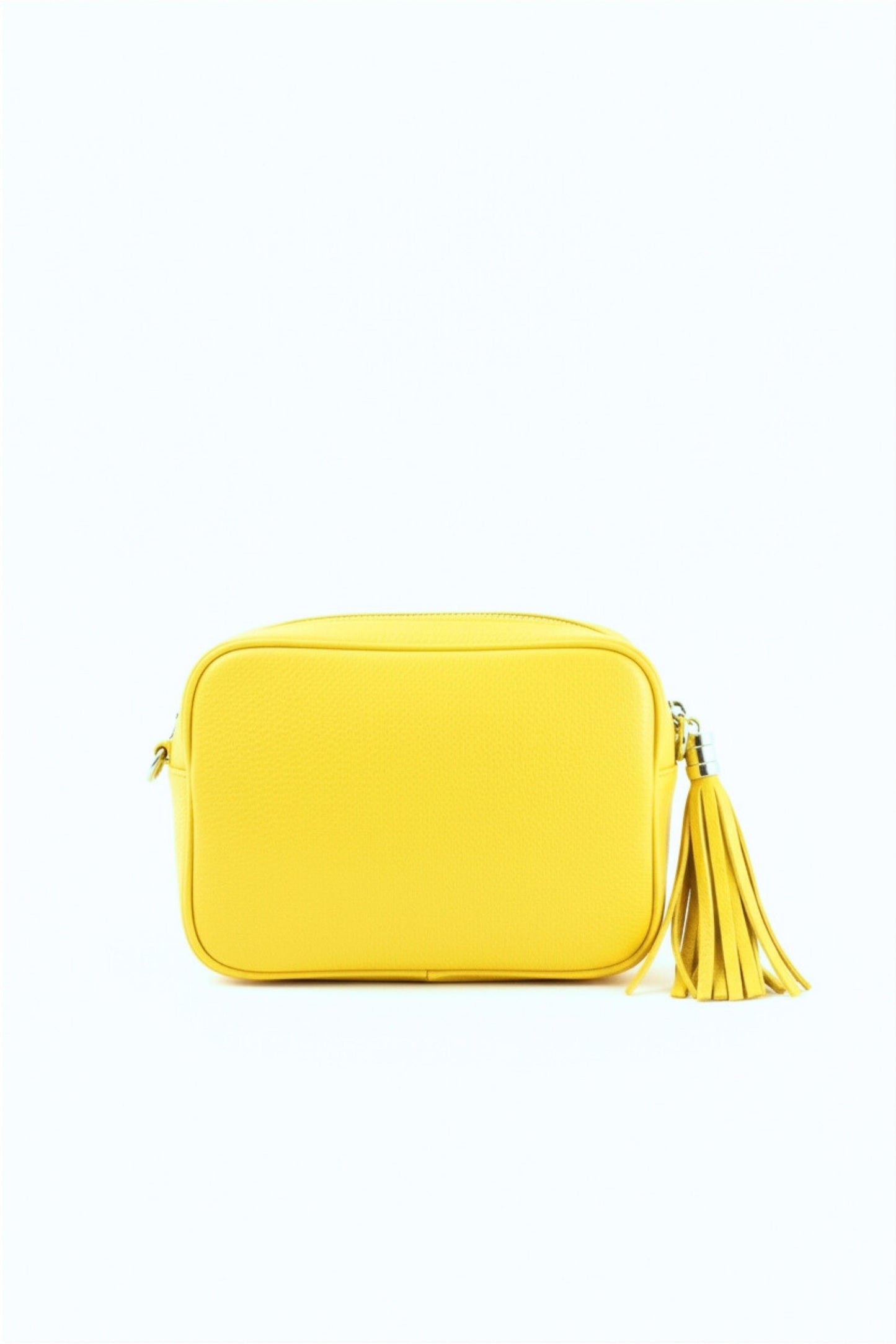 Tassel Zipper Crossbody Bag with Adjustable Strap