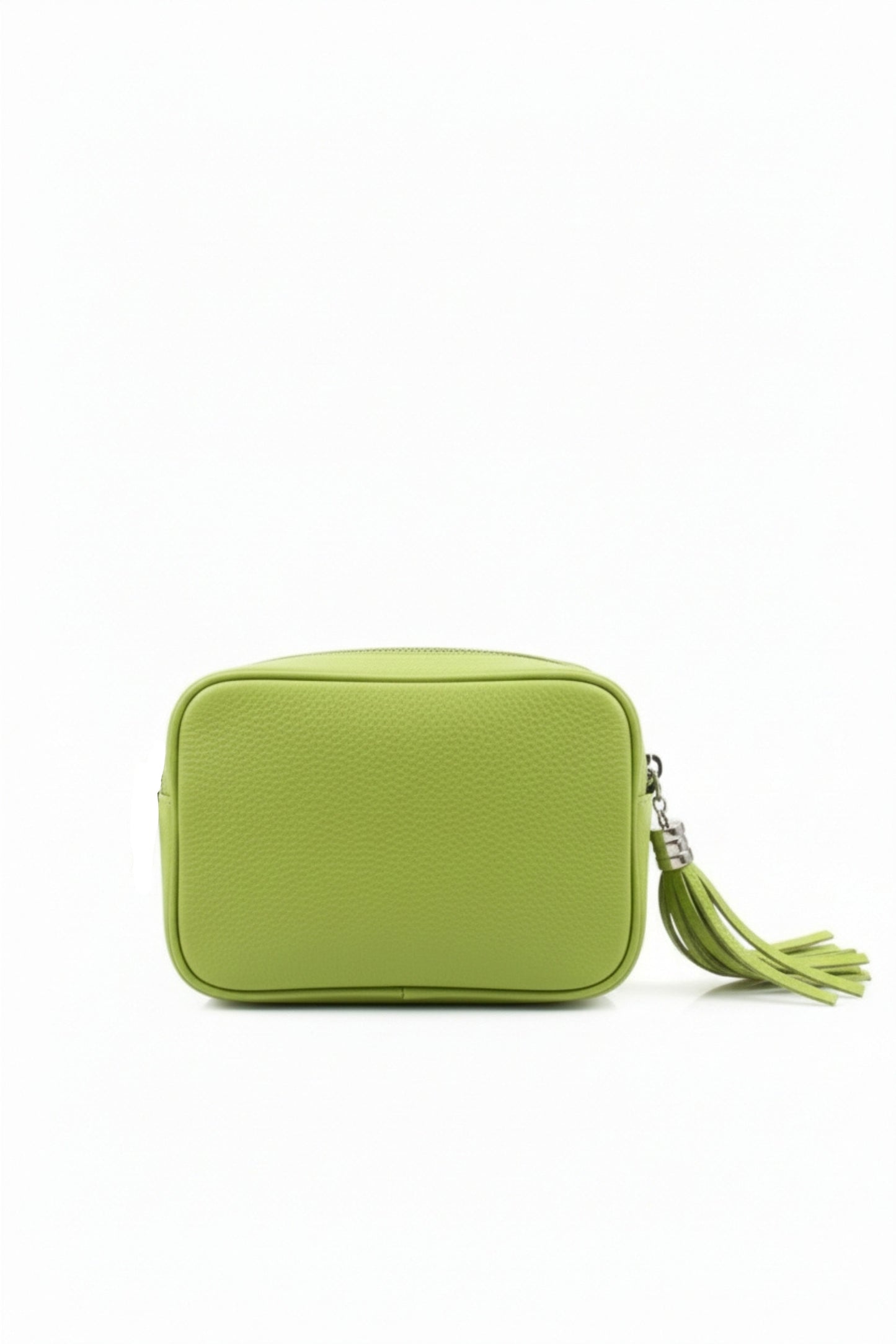 Tassel Zipper Crossbody Bag with Adjustable Strap