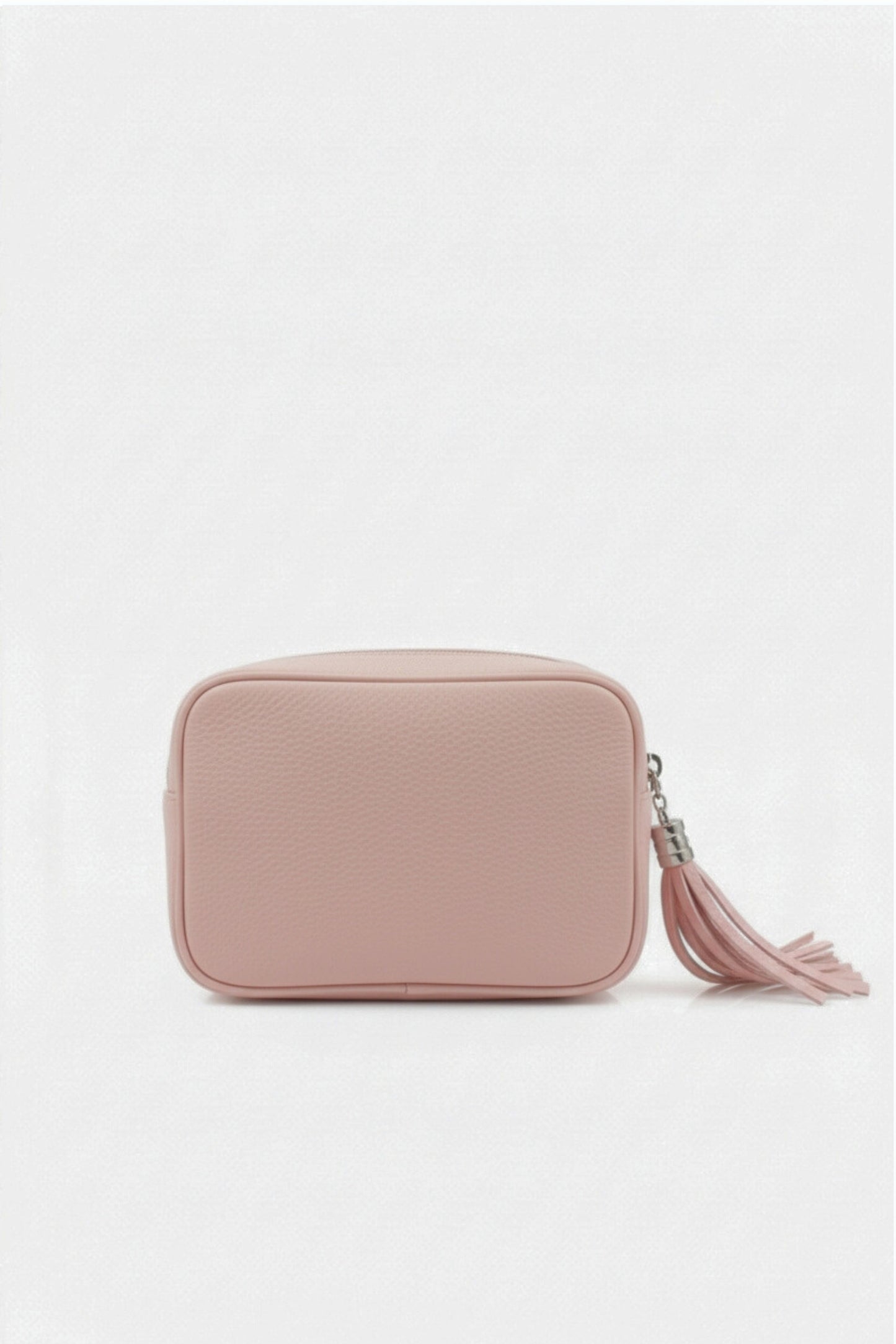 Tassel Zipper Crossbody Bag with Adjustable Strap