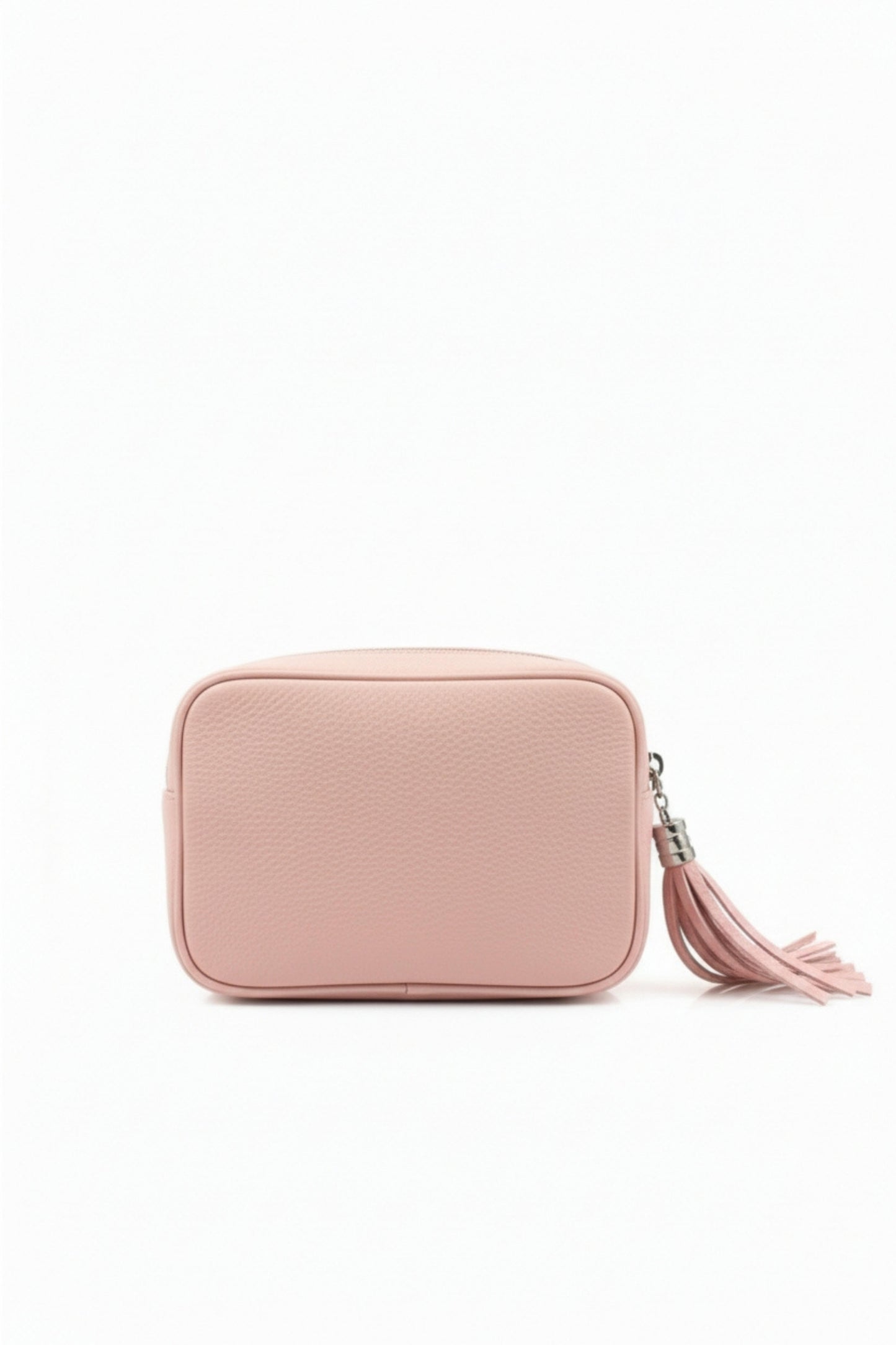 Tassel Zipper Crossbody Bag with Adjustable Strap