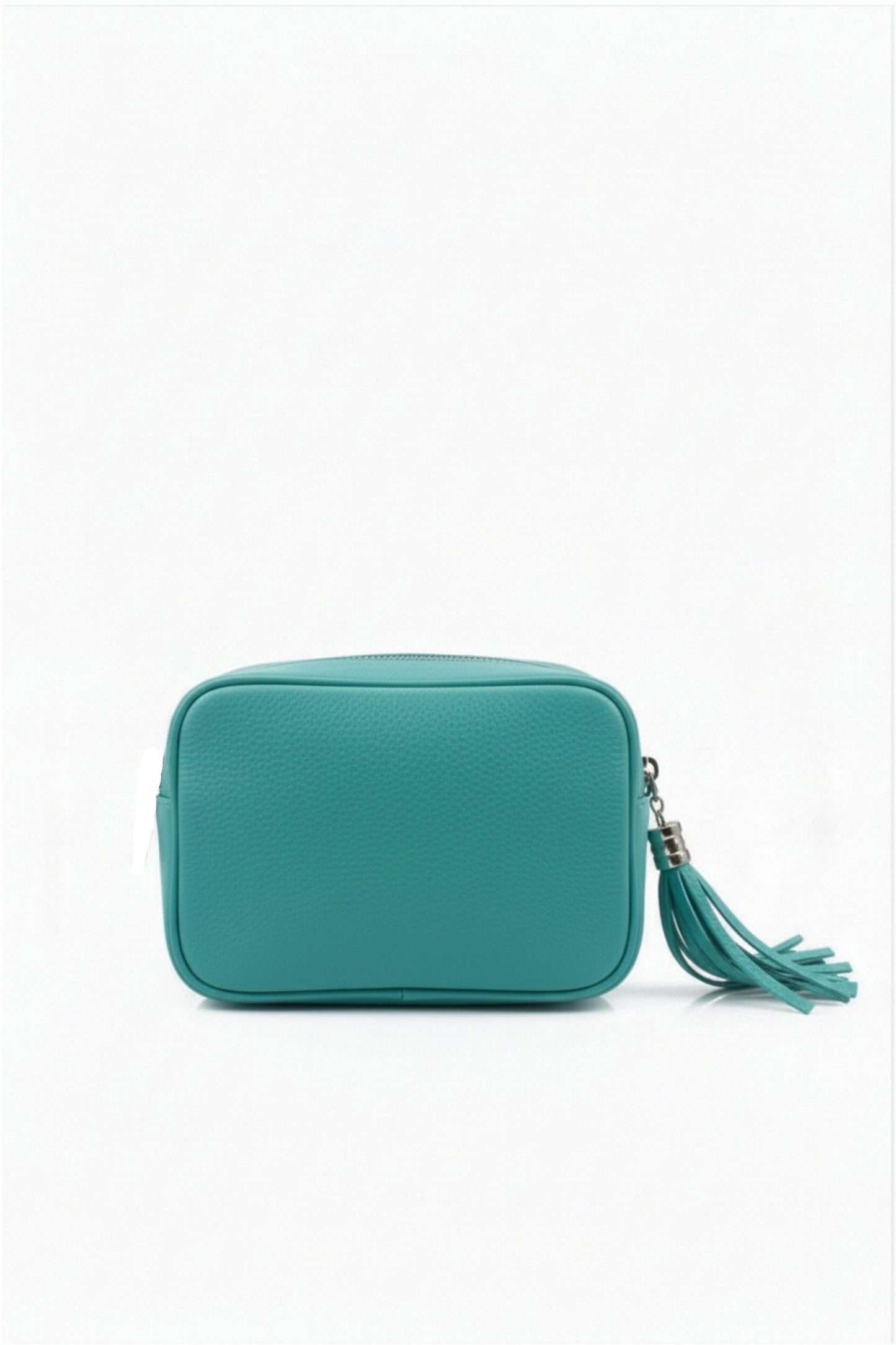 Tassel Zipper Crossbody Bag with Adjustable Strap