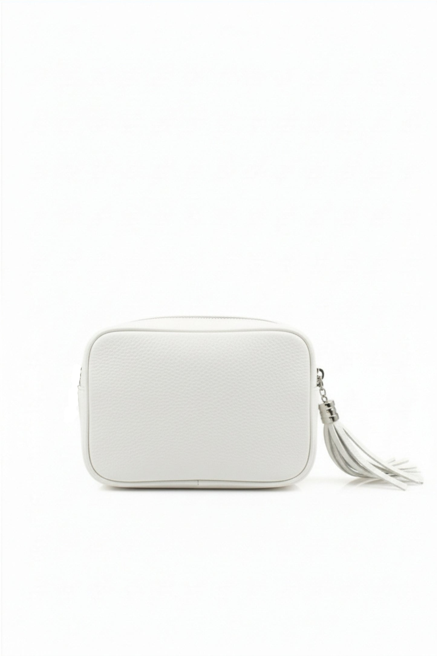 Tassel Zipper Crossbody Bag with Adjustable Strap