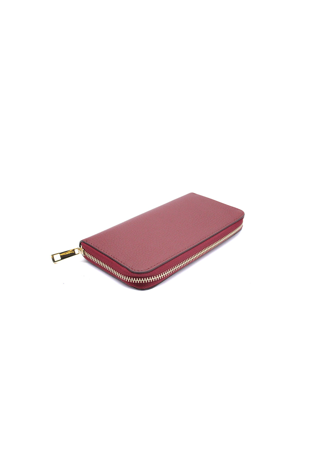 Italian Genuine Leather Zip-Around Long Wallet for Women